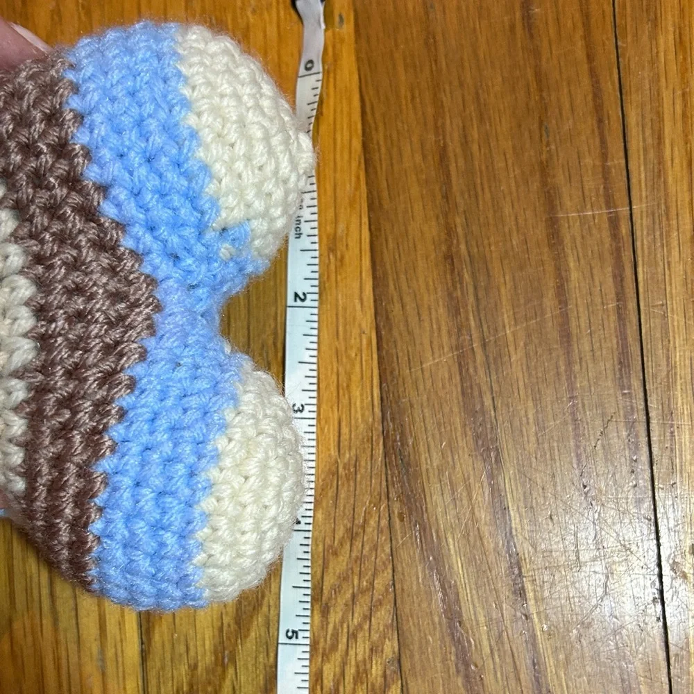 Crochet Flower Pillow and Heart Set